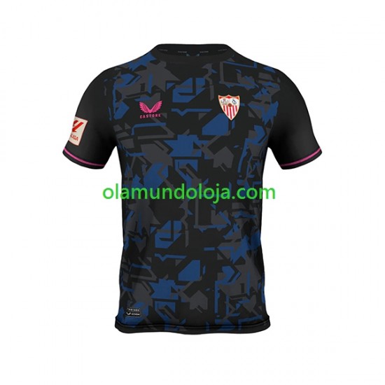 Camisola Sevilla FC Homem Equipamento Terceiro 2023-2024 Manga Curta